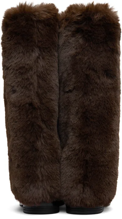 Epingler Brown Combi Socks Tall Boots In Brown