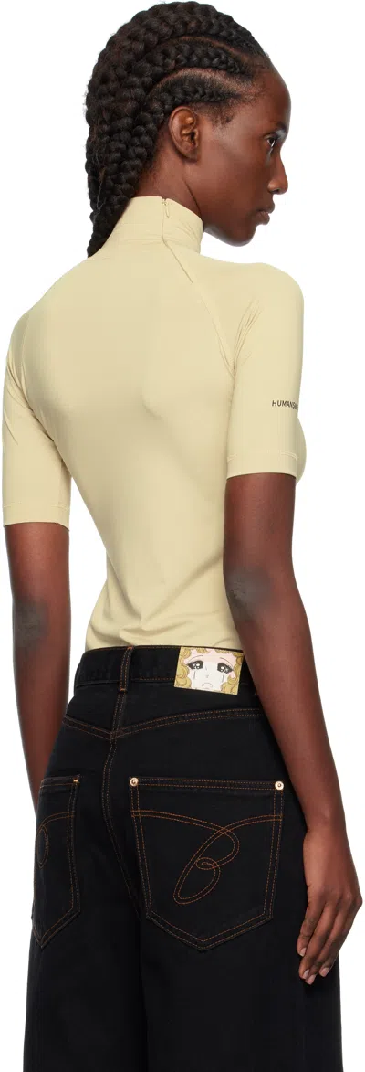 Pushbutton Yellow 'security' Pocket Top In Neutral