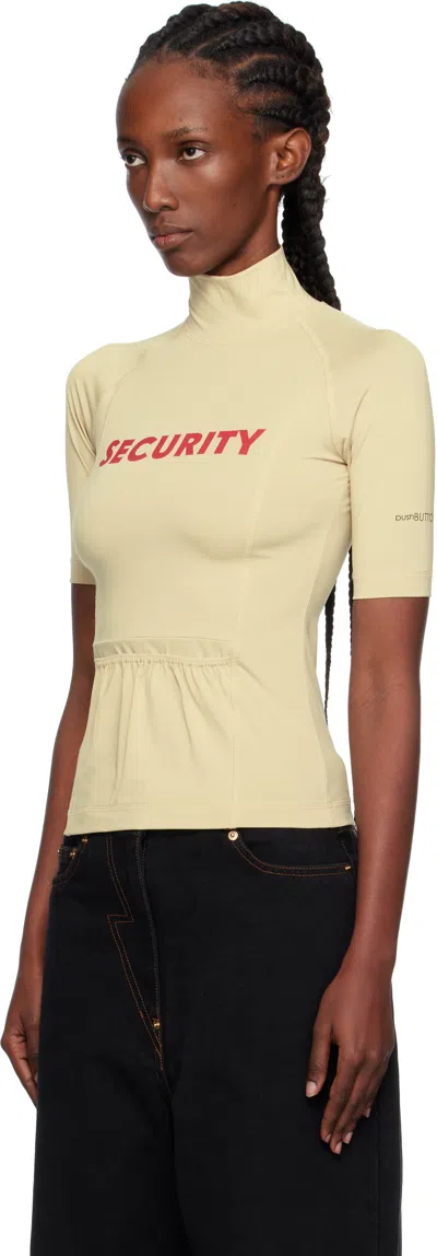 Pushbutton Yellow 'security' Pocket Top In Neutral