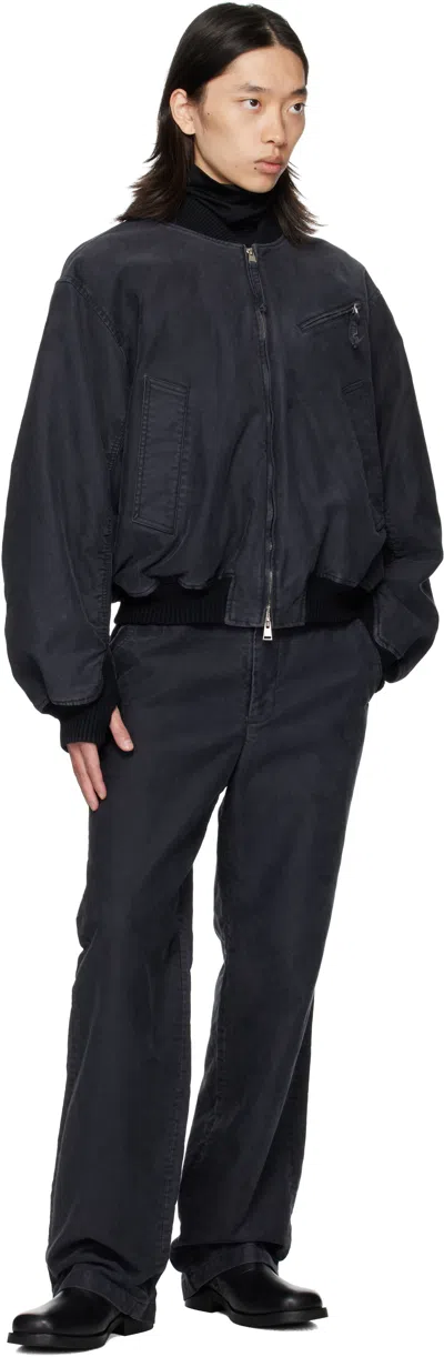 Ouat Black New Trousers In Black