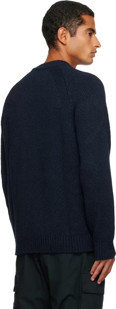 Stone Island Sweater With Round Neck In Mixed Wool In Multi