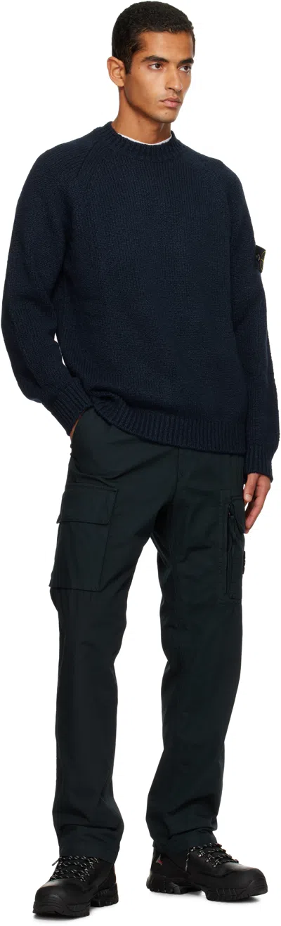 Stone Island Sweater With Round Neck In Mixed Wool In Multi