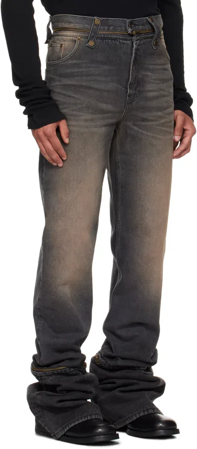 Egonlab Fitted Jeans In Black