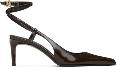 Amiri Brown 'ma' Kitten Heels In Multi