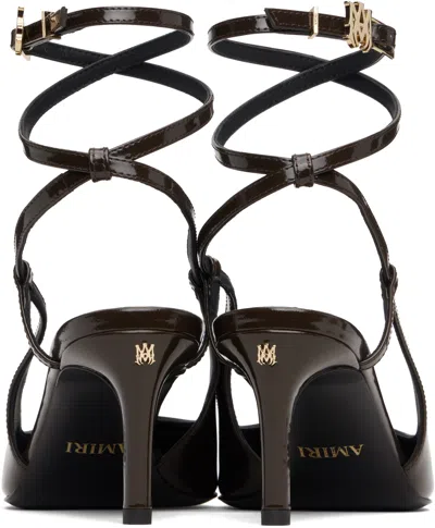 Amiri Brown 'ma' Kitten Heels In Multi