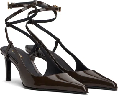 Amiri Brown 'ma' Kitten Heels In Multi