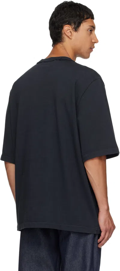 Camiel Fortgens Navy Big T-shirt In Blue