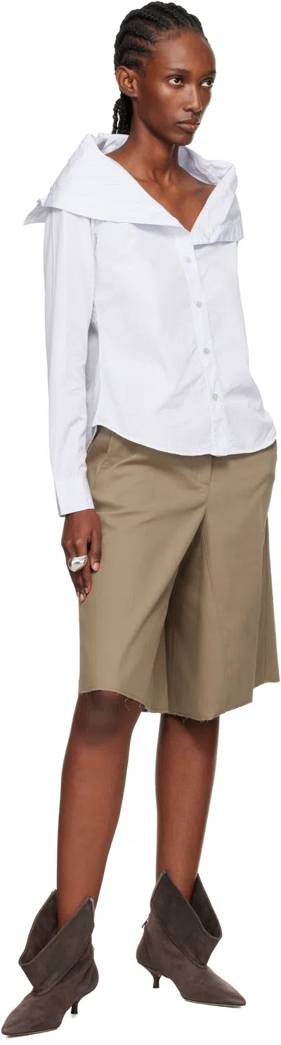 Our Legacy "kaonashi" Shirt In White