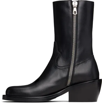 Dries Van Noten Square Toe Ankle Boots In Multi