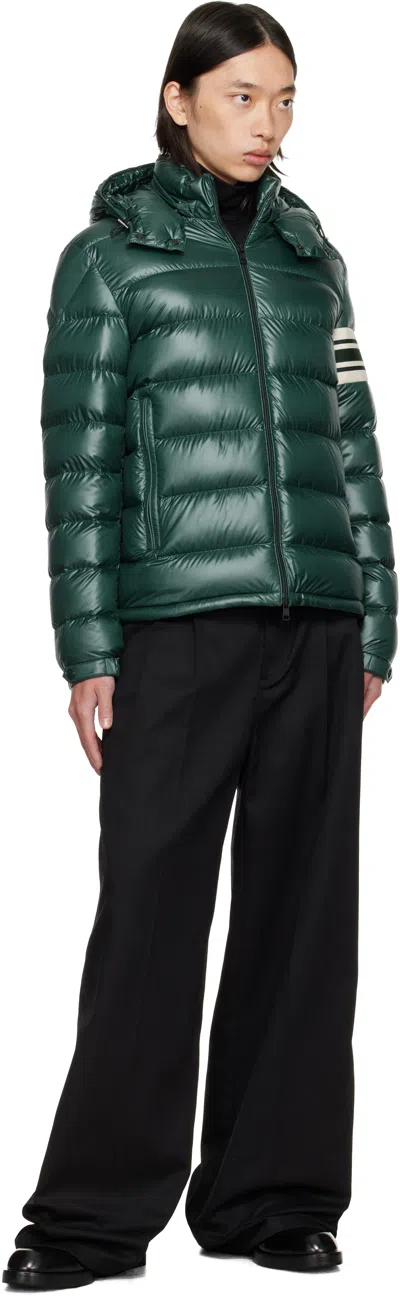 Moncler Green Archivio Landre Down Jacket In Black