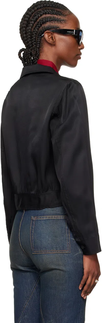 Our Legacy Tuxedo Bomber Jacket In Black