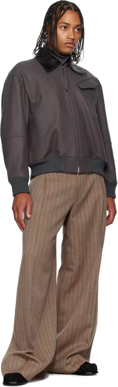 Dries Van Noten Black Suede Boat Shoes In Black