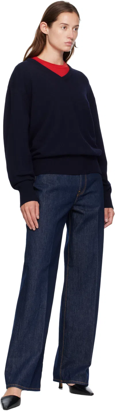 6397 Blue Contrast Wb Jeans In Blue