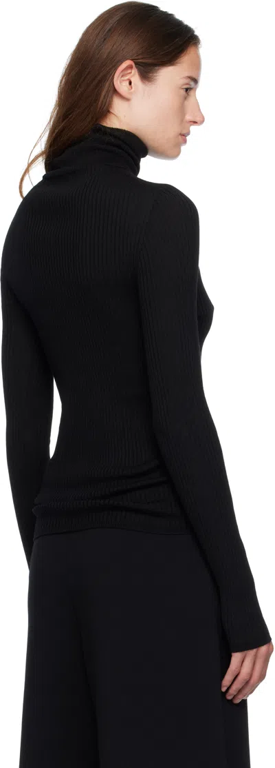 Moncler Genius Moncler X Ee72 Black Wool Turtleneck In Black