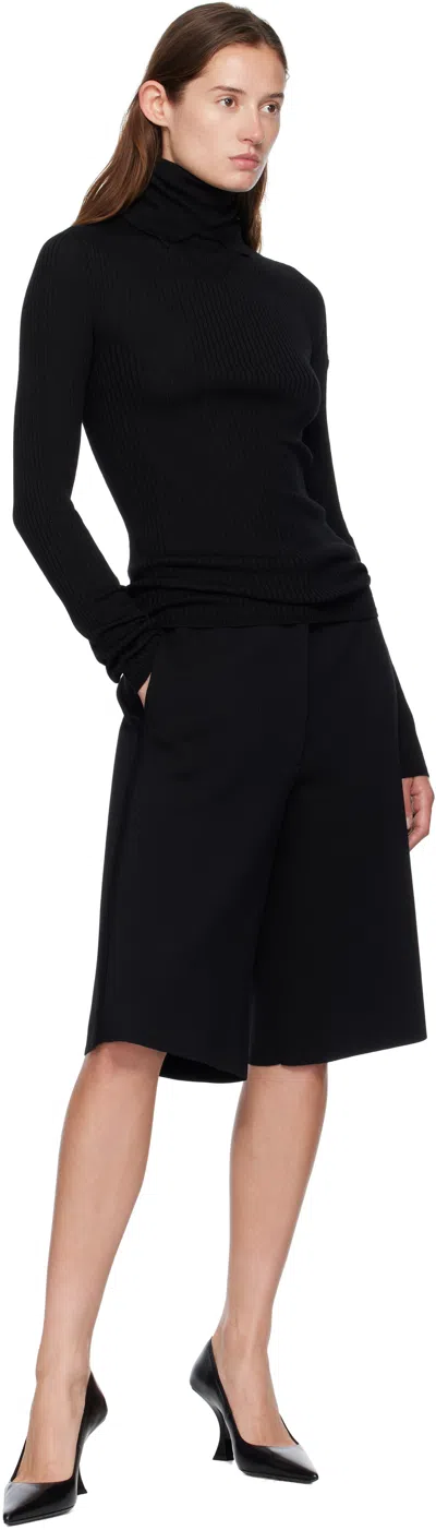 Moncler Genius Moncler X Ee72 Black Wool Turtleneck In Black