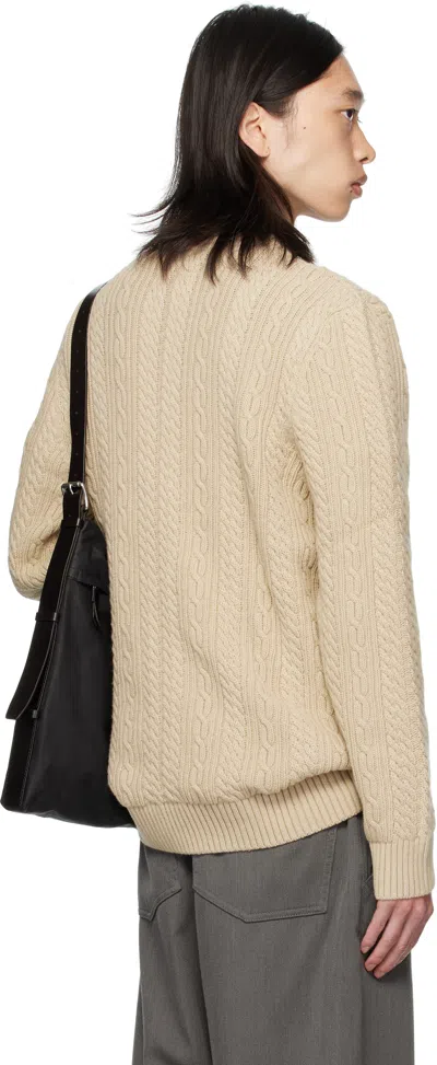 Barbour Beige Lowfen Cable-knit Sweater In Neutral