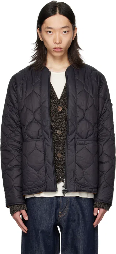 Barbour Re-engineered Utility Liddesdale Quilted Jacket In Black