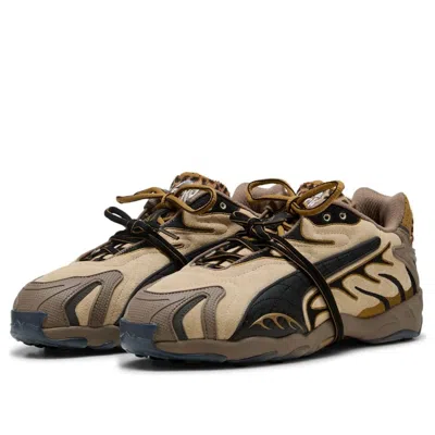 Puma Animal Print Trainers In Brown