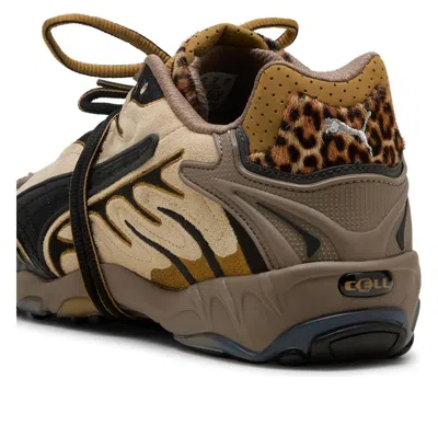 Puma Animal Print Trainers In Brown