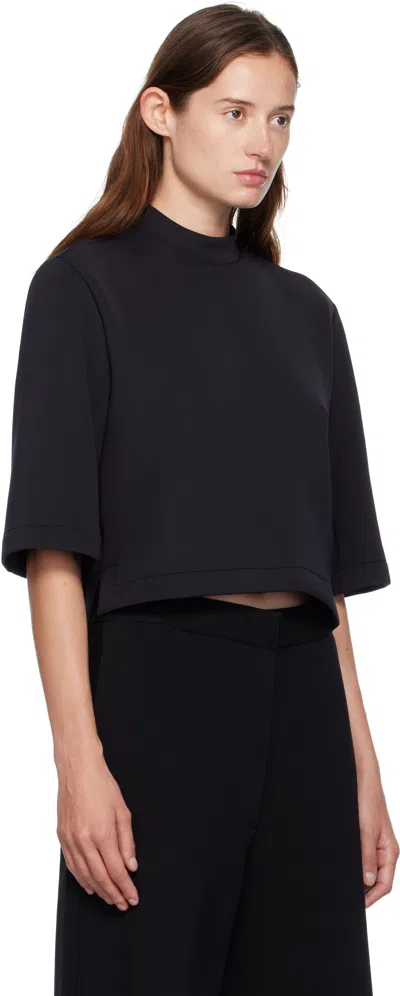 Moncler Genius Moncler X Ee72 By Edward Enninful Neoprene T-shirt In Black