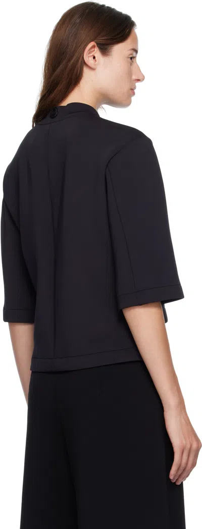 Moncler Genius Moncler X Ee72 By Edward Enninful Neoprene T-shirt In Black