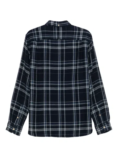 Superdry Checked Shirt In Blue