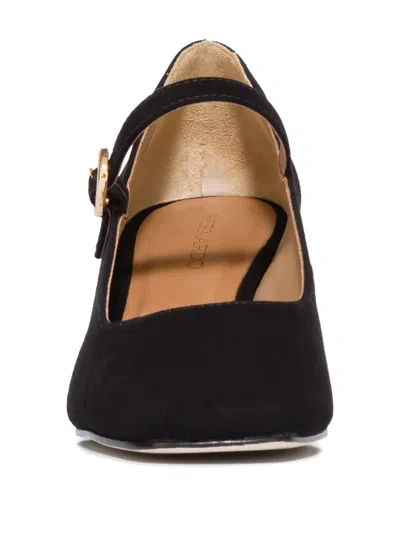 Bernardo Buckle-strap Block-heel Pumps In Black