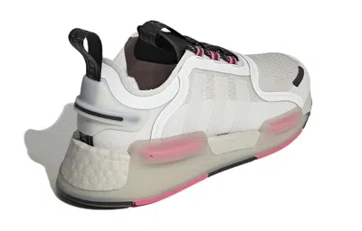 Adidas Originals (gs) Adidas Nmd_r1 V3 'white Pulse Magenta' In Multi