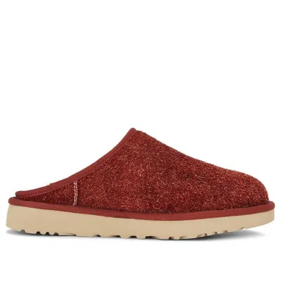 Ugg Classic Slip-on Shaggy Suede Slipper 'red Jasper'