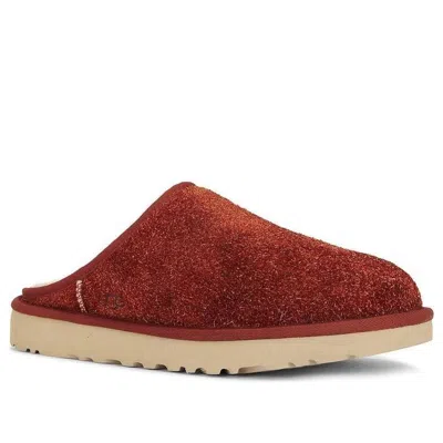 Ugg Classic Slip-on Shaggy Suede Slipper 'red Jasper'
