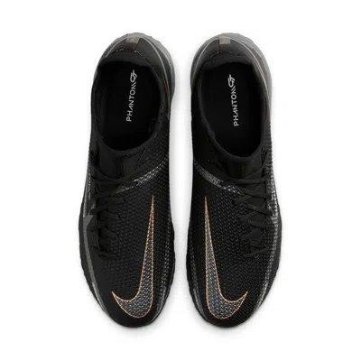 Nike Phantom Gt2 Academy Df Tf 'black Metallic Dark Grey' In Multi