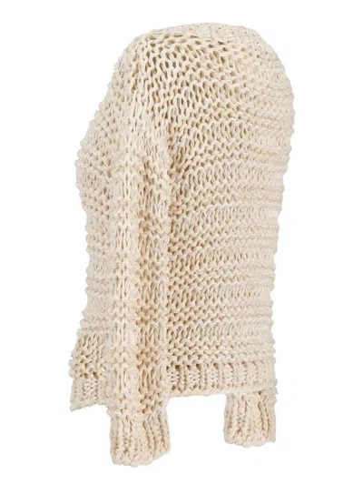 Pre-owned Fabiana Filippi Knitted Jumper In Neutral