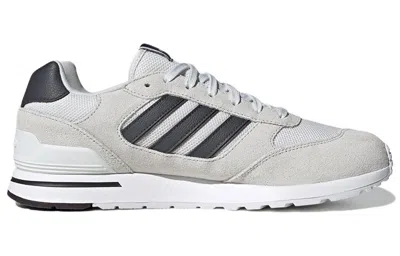 Adidas Originals Adidas Neo Run 80s Sneakers 'carbon Shadow Maroon' In Multi