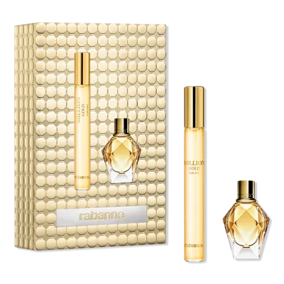 Rabanne Mini Million Gold For Her Travel Gift Set In Transparent