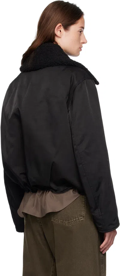 Our Legacy Black Ace Bomber Jacket In Black