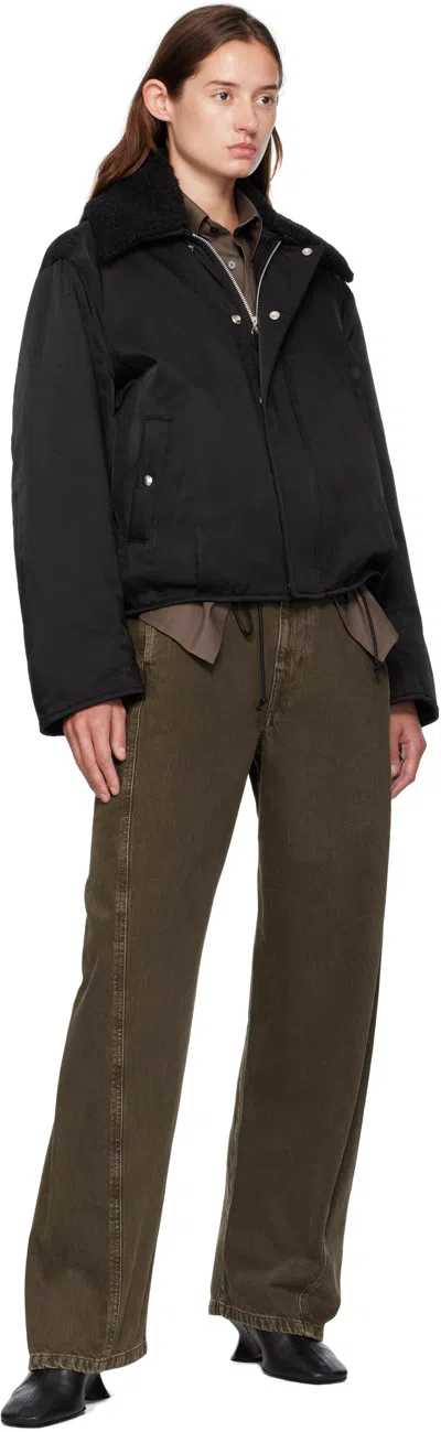 Our Legacy Black Ace Bomber Jacket In Black