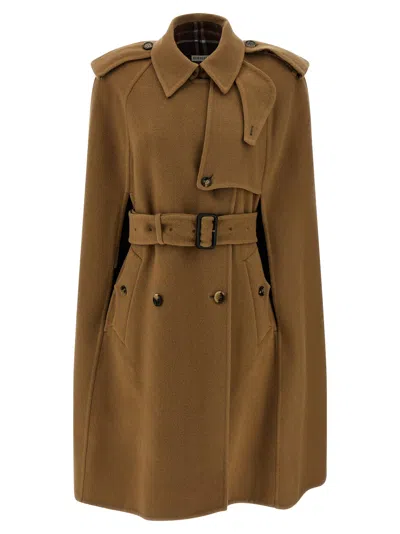 Burberry Belmont Capes Brown In Brown