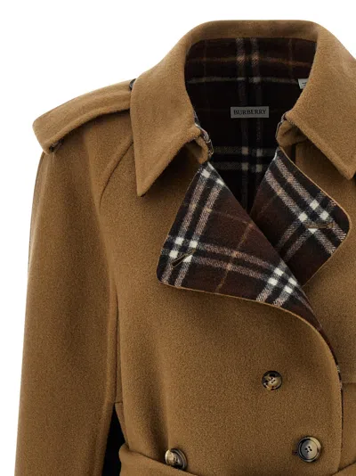 Burberry Belmont Capes Brown In Brown