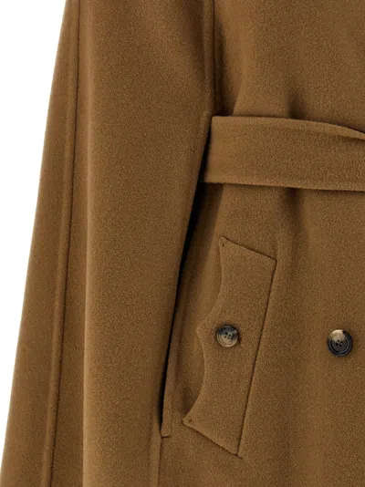 Burberry Belmont Capes Brown In Brown