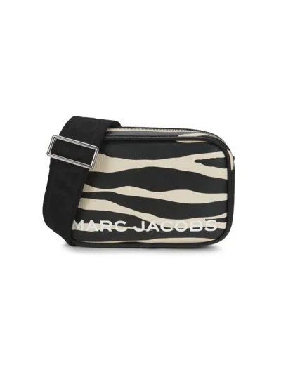 Marc Jacobs Women's Zebra Print Bold Flash Camera Bag In Black