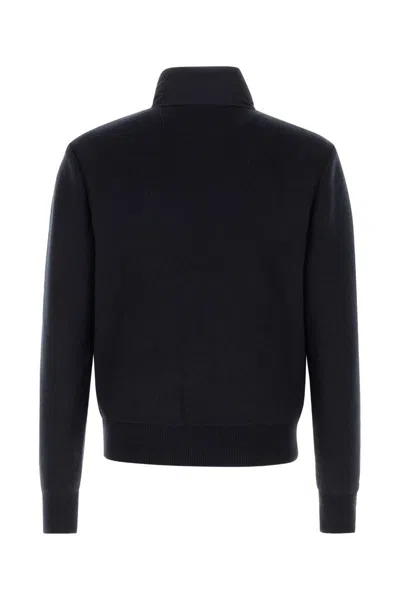 Mackage Navy Stretch Wool Blend Haney Jacket In Blue