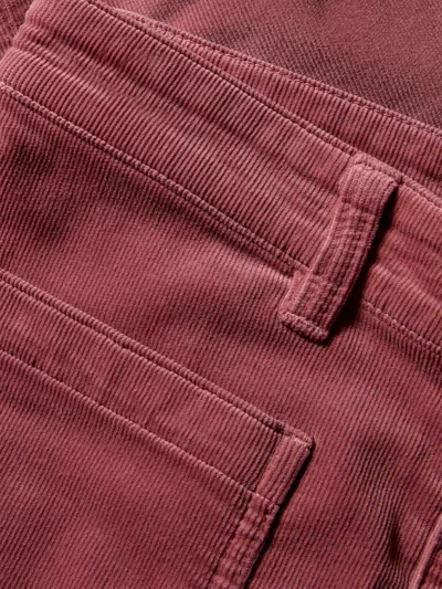 Faherty Stretch Terry Cord Patch Pocket Pants In Red