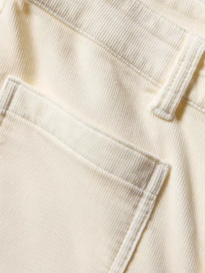 Faherty Stretch Terry Cord Patch Pocket Pants In White