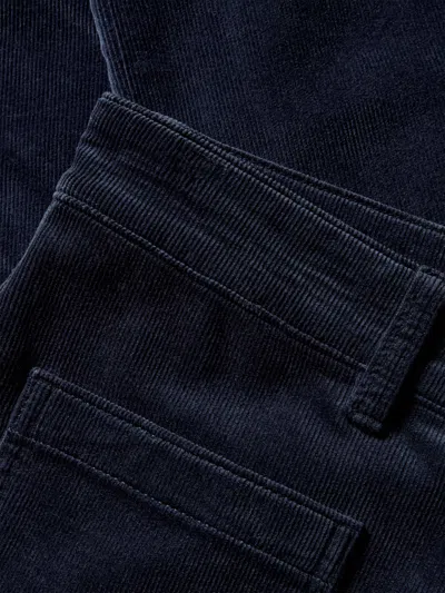 Faherty Stretch Terry Cord Patch Pocket Pants In Blue