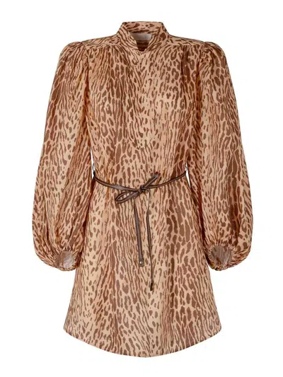 Zimmermann Cascadian Tunic In Brown