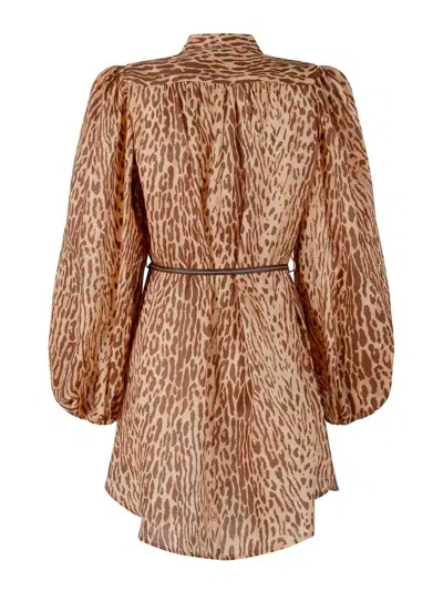 Zimmermann Cascadian Tunic In Brown