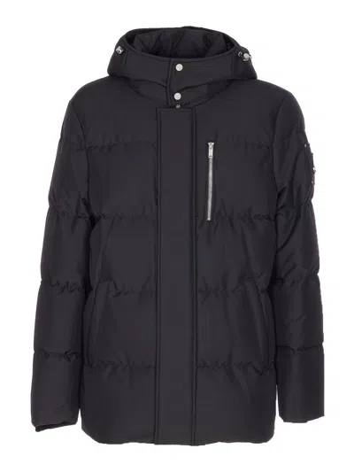 Moose Knuckles Cloud 3q Down Jacket In Black