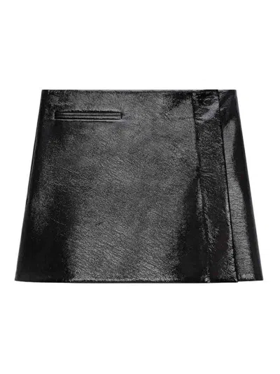 Courrèges Courregès One Minute Mini-skirt In Black