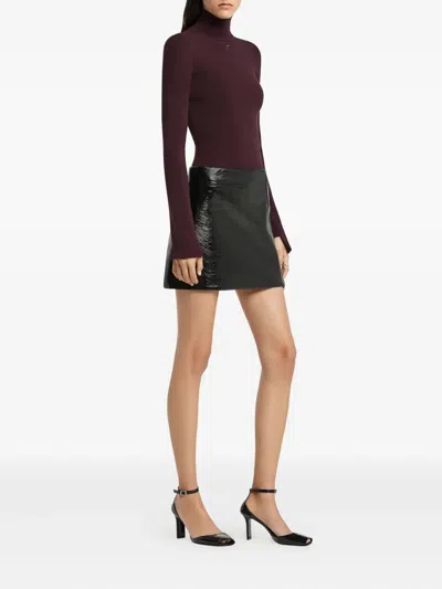 Courrèges Courregès One Minute Mini-skirt In Black