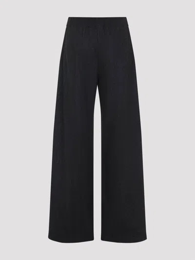 Fabiana Filippi Wide-leg Trousers With Tailored Fit In Black